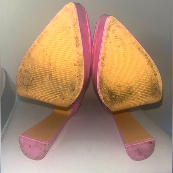 Pink EGO brand platform pointed toe boots - Picture 6 of 8